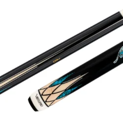 Predator CRM Virtuoso Black / Turquoise Carom Cue - Tournament-Grade 3-Cushion Performance