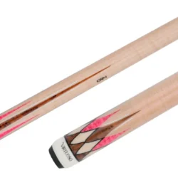 Predator CRM Virtuoso Natural Curly Maple / Pink Stone Carom Cue – Precision Crafted for 3-Cushion Mastery