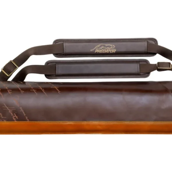 Predator Limited Edition Legacy Pool Cue Case – Dark Brown | Premium 2×4 Billiard Case